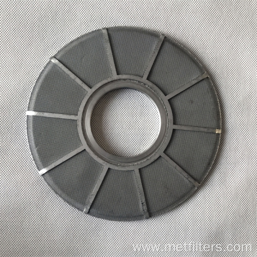 Oil Water Filtration Sintered Mesh Filter Disc